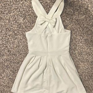 White Graduation Dress